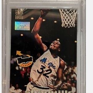 1993 Topps Stadium Club Frequent Flyers 1st Issue Shaquille O'Neal
